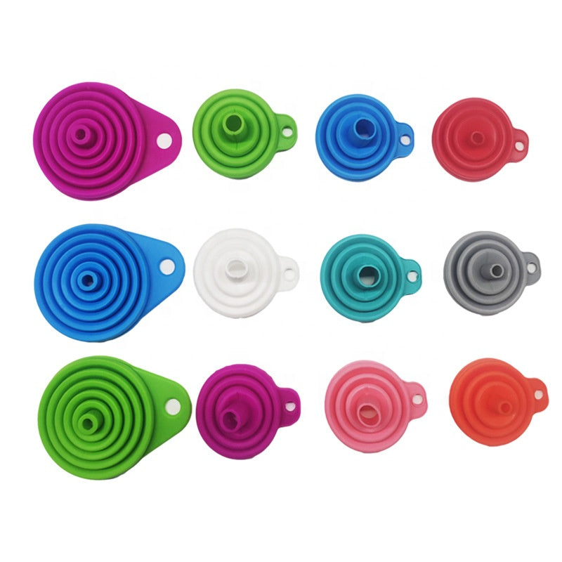 Silicone Collapsible Funnel With Hanger