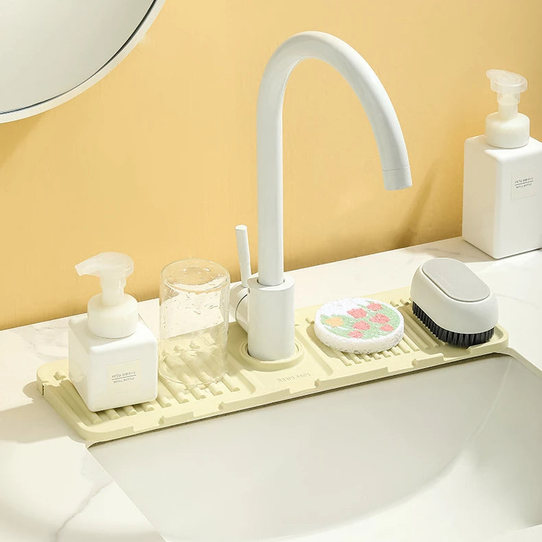 Silicone Faucet Mat – Waterproof Sink Splash Guard