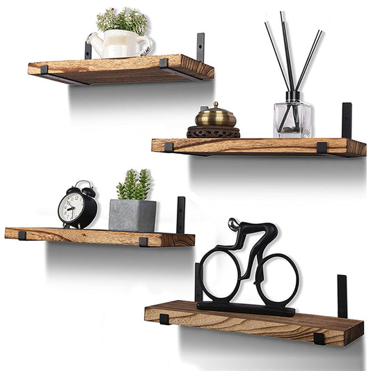 Rustic Wall Shelf Set for Kitchen, Bath & Living