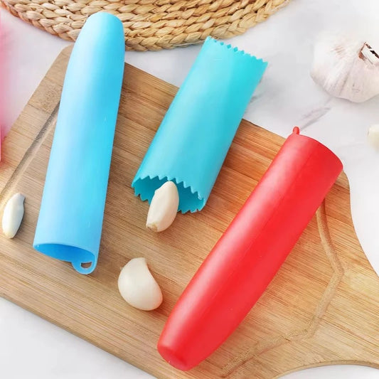 Silicone Garlic Peeler – Fast, Easy, Mess-Free
