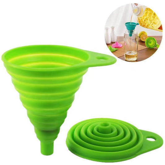 Silicone Collapsible Funnel With Hanger