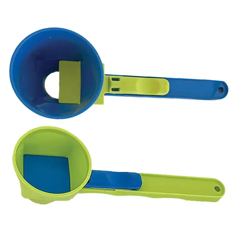 No-Spill Sliding Scoop Funnel™