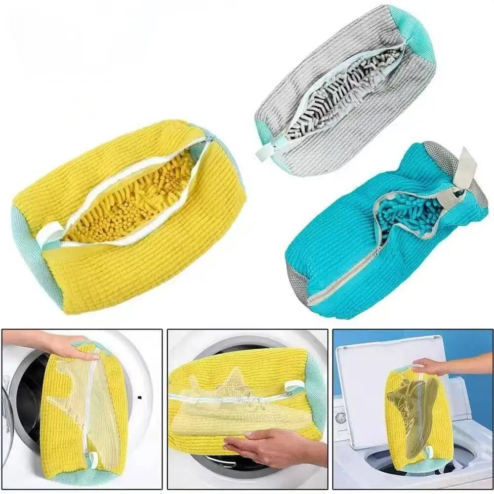 Washing Machine Shoe Cleaning Bag with Zipper