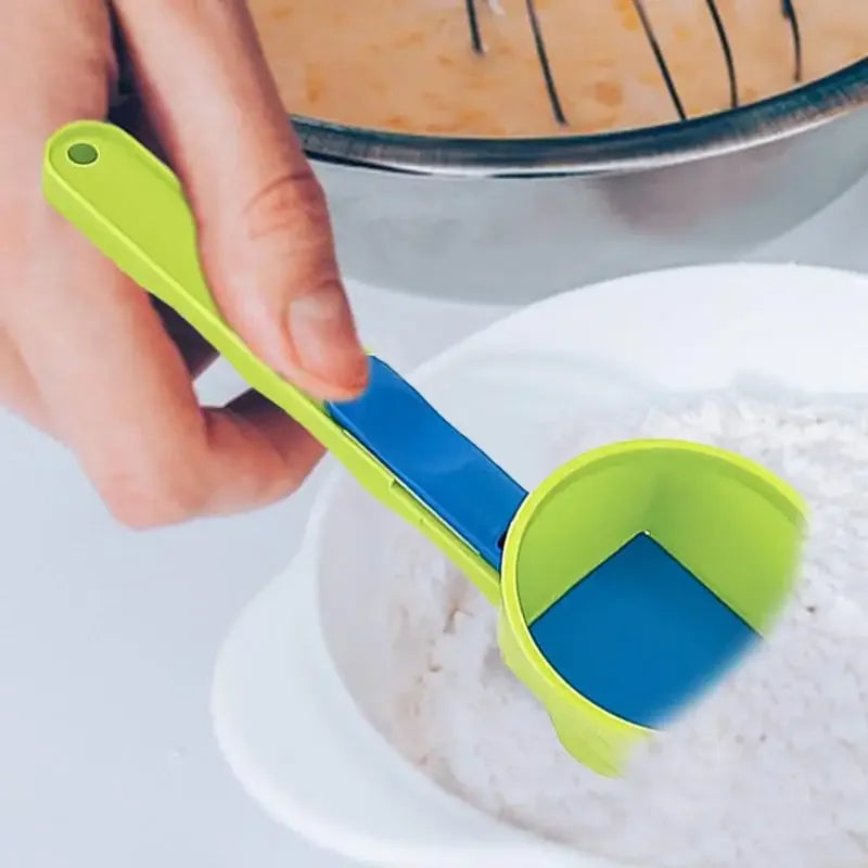 No-Spill Sliding Scoop Funnel™
