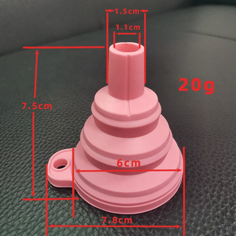 Silicone Collapsible Funnel With Hanger